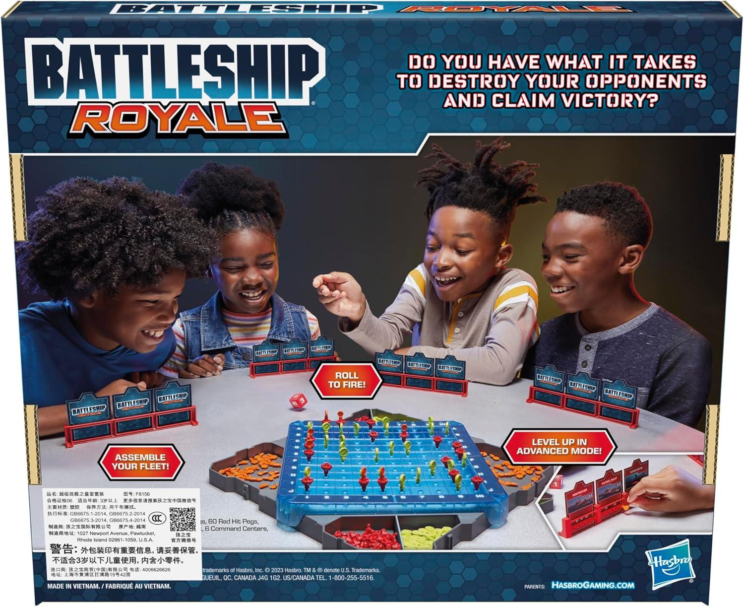 imageBattleship Royale Party Game for 2 to 6 Players Battleship Board Game for Groups Family Games for Ages 8 and Up Amazon Exclusive