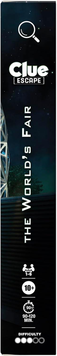 imageClue Escape The Worlds Fair Board Game Escape Room 1Time Solve Mystery Games Ages 10 1 to 6 Players 90 120 Mins Family Games