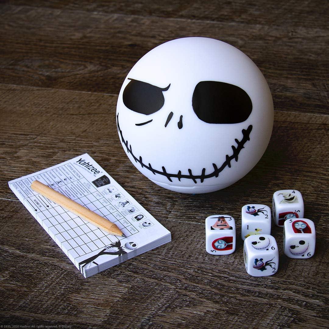imageDisney Yahtzee The Nightmare Before Christmas Dice Game Collectible Jack Skellington Toy Family Dice Game ampamp Travel Games