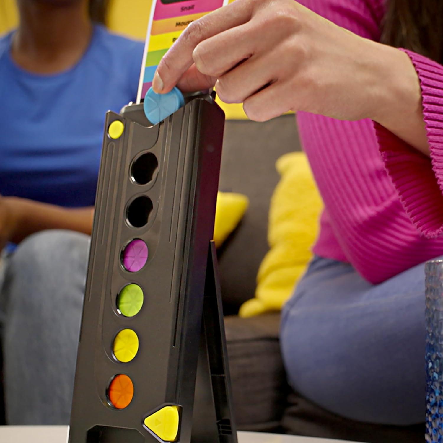 imageDrop Trivia Game Electronic Party Game with Voice and Sounds Ages 13 2 or More Players 15 Mins from Trivial Pursuit Party Board GamesDrop Trivia