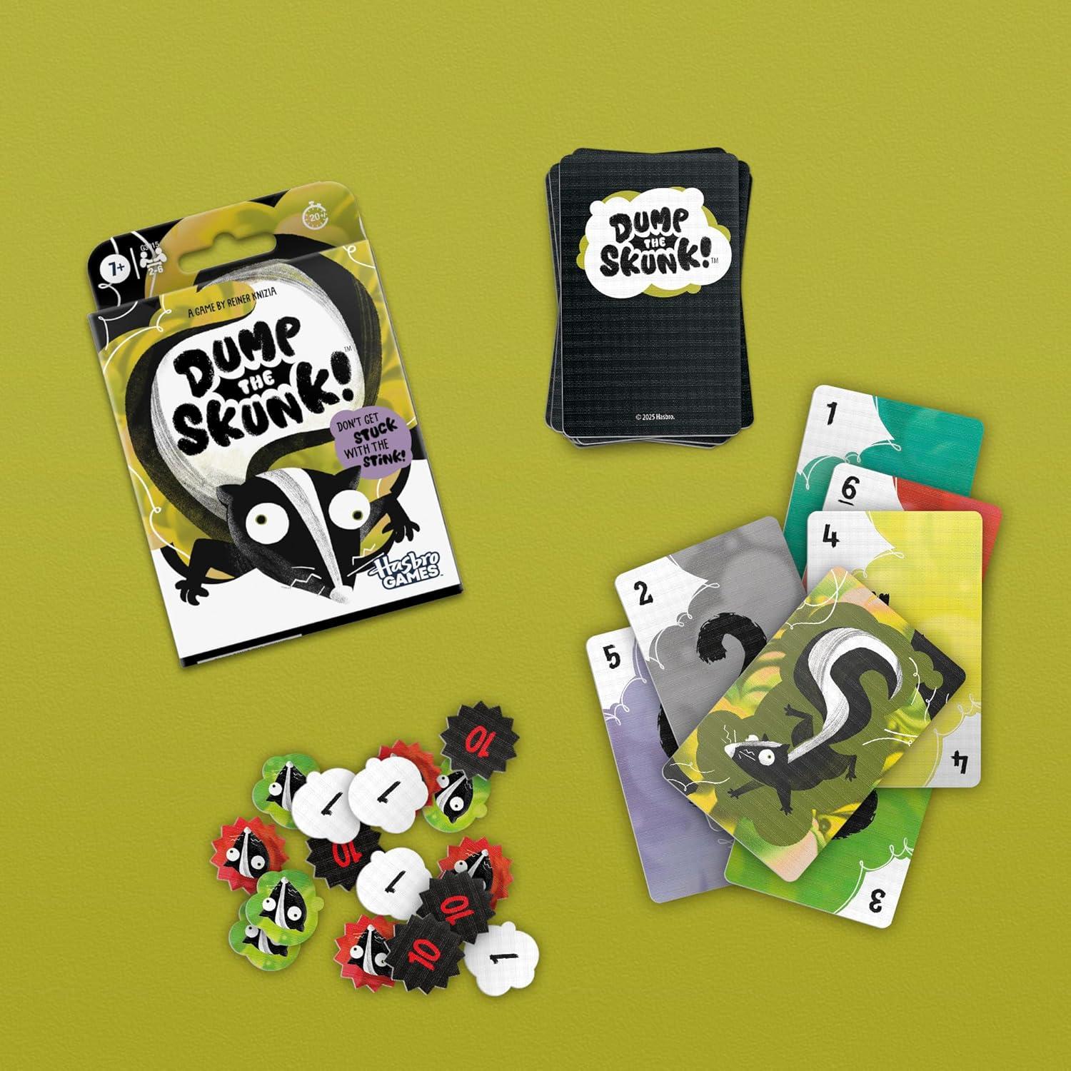 imageDump The Skunk Game Family Card Game by Reiner Knizia Ages 7 and Up 26 Players 20 Mins Easy to Learn Games for Kids Teens and Adults