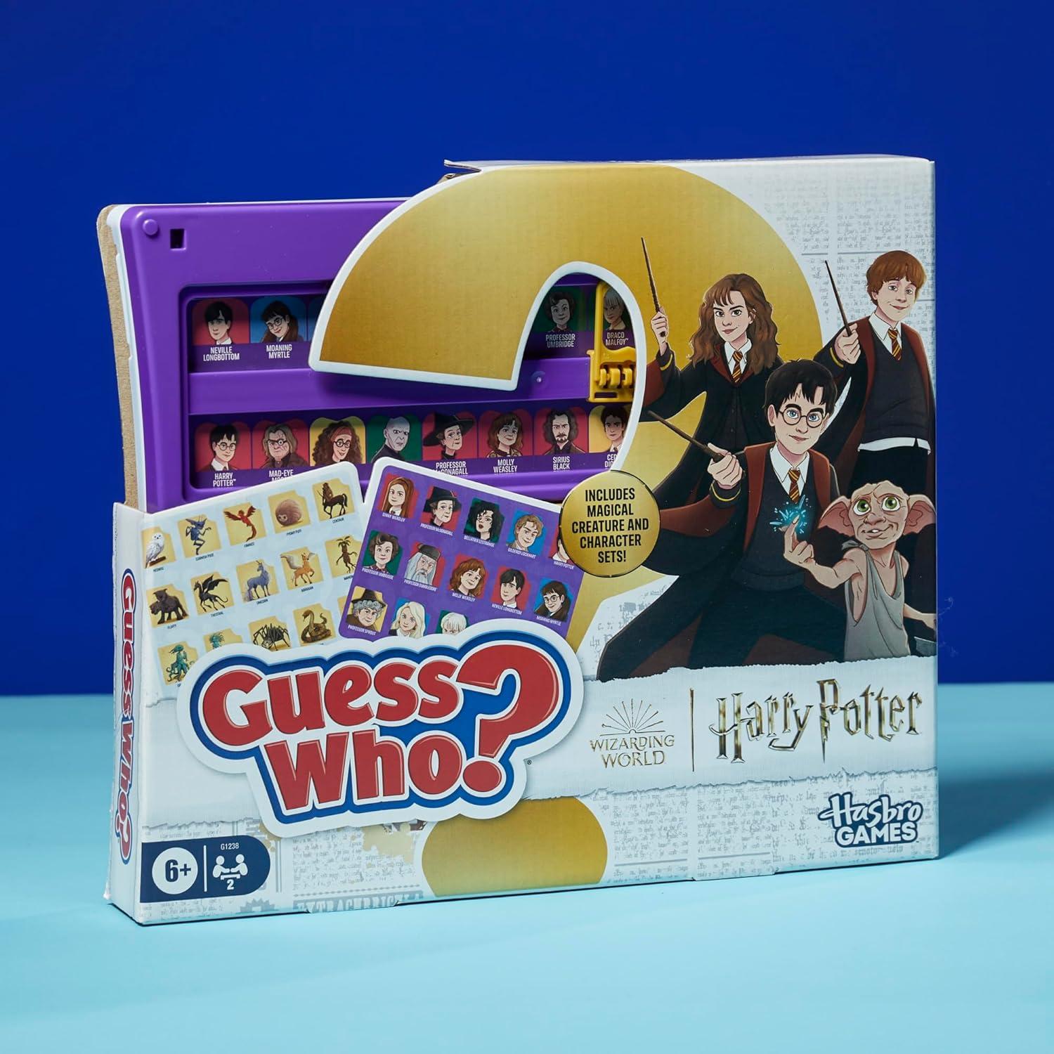 imageGuess Who HARRY POTTER Edition Board Game Ages 6 and Up 2 Players Fun Games for Kids and Preschoolers Family Gifts Amazon Exclusive