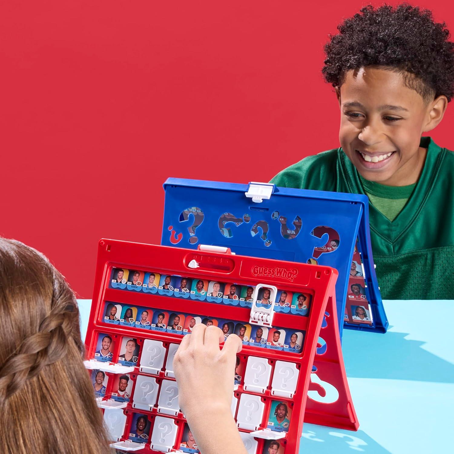 imageGuess Who NFL Edition Board Game Officially Licensed NFL Game for Kids and Families Ages 6 2 Players 15 Mins Football Games