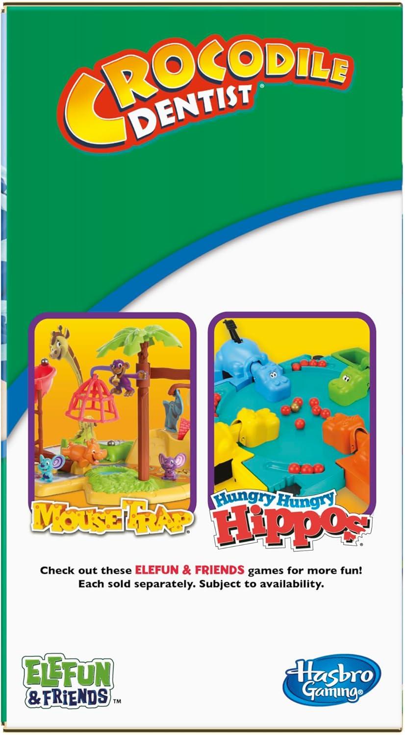 imageHasbro Gaming Crocodile Dentist Kids Board Game Ages 4 And Up Amazon ExclusiveGame