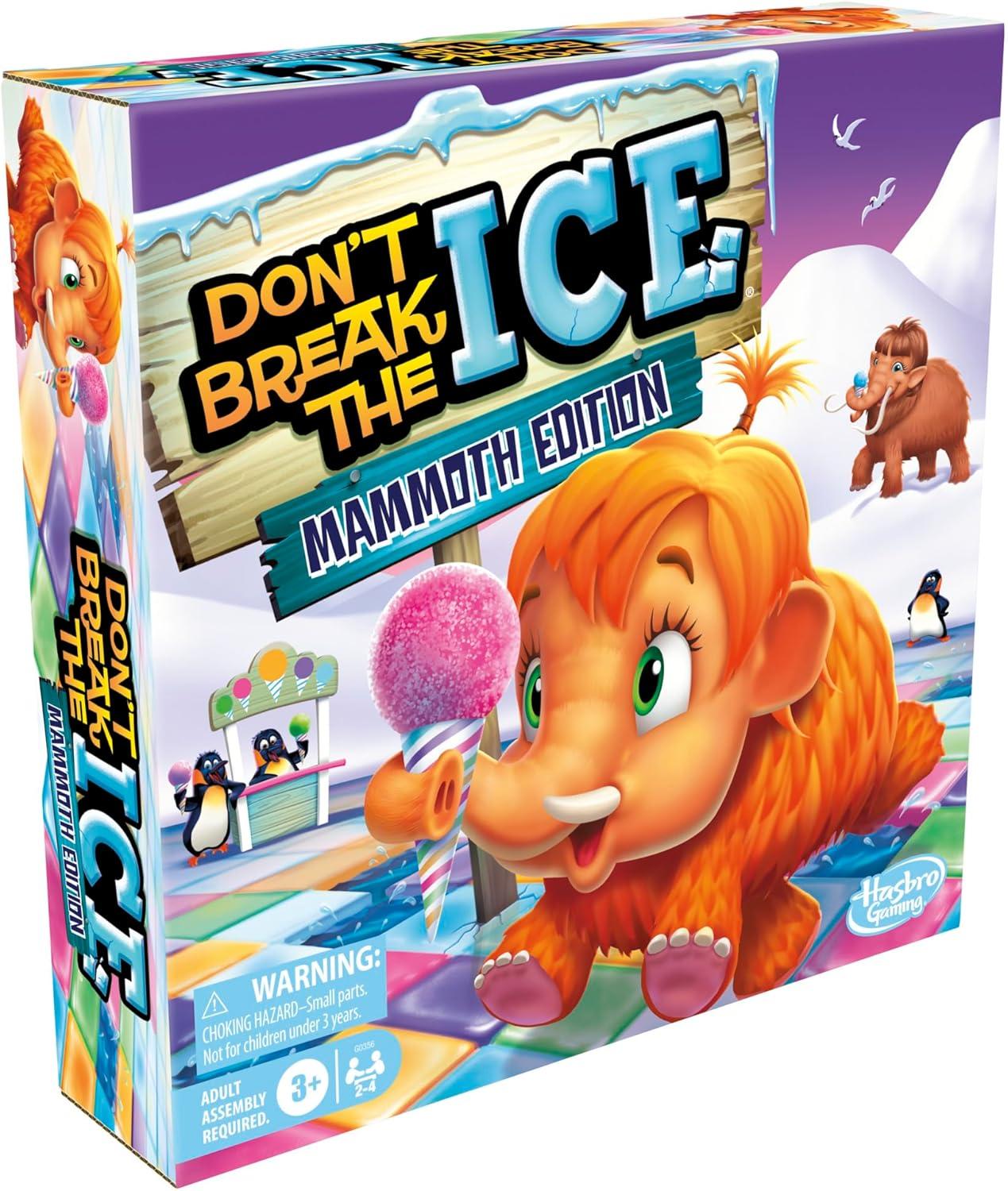 imageHasbro Gaming Dont Break The Ice Mammoth Edition Board Game Ages 3 and Up 2 to 4 Players Preschool and Kids Games Amazon Exclusive