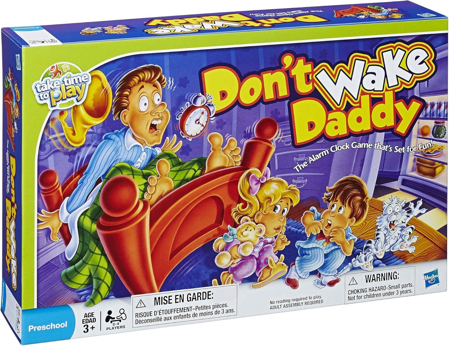 imageHasbro Gaming Dont Wake Daddy Preschool Board Game for Kids Ages 3 and Up Amazon Exclusive