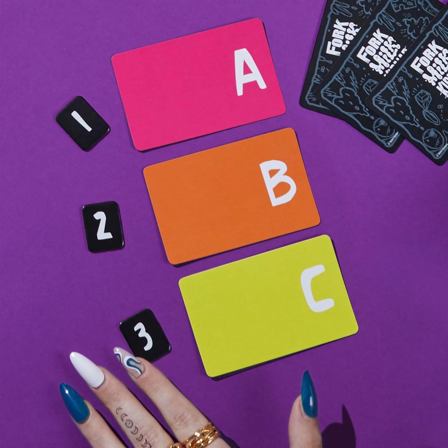 imageHasbro Gaming Fork Milk Kidnap Game for Adults Only an Adult Party Game of Questionable Choices Ages 17 for 3 to 10 Players Hilarious NSFW Card GamesMulticolor