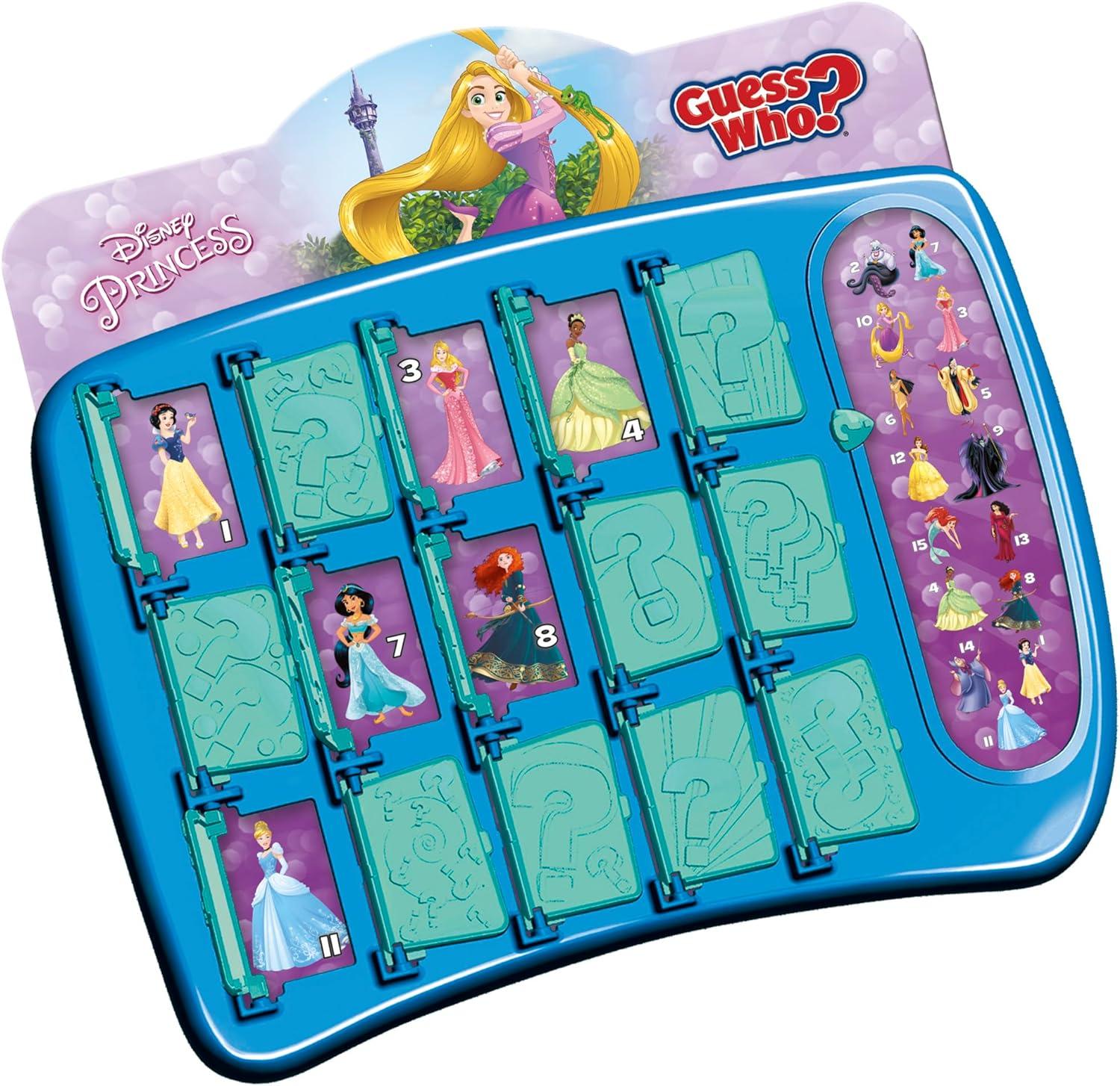 imageHasbro Gaming Guess Who Disney Princess Edition Kids Board Game Fun Game for Families and Kids Ages 5 and Up Preschool Games Amazon Exclusive