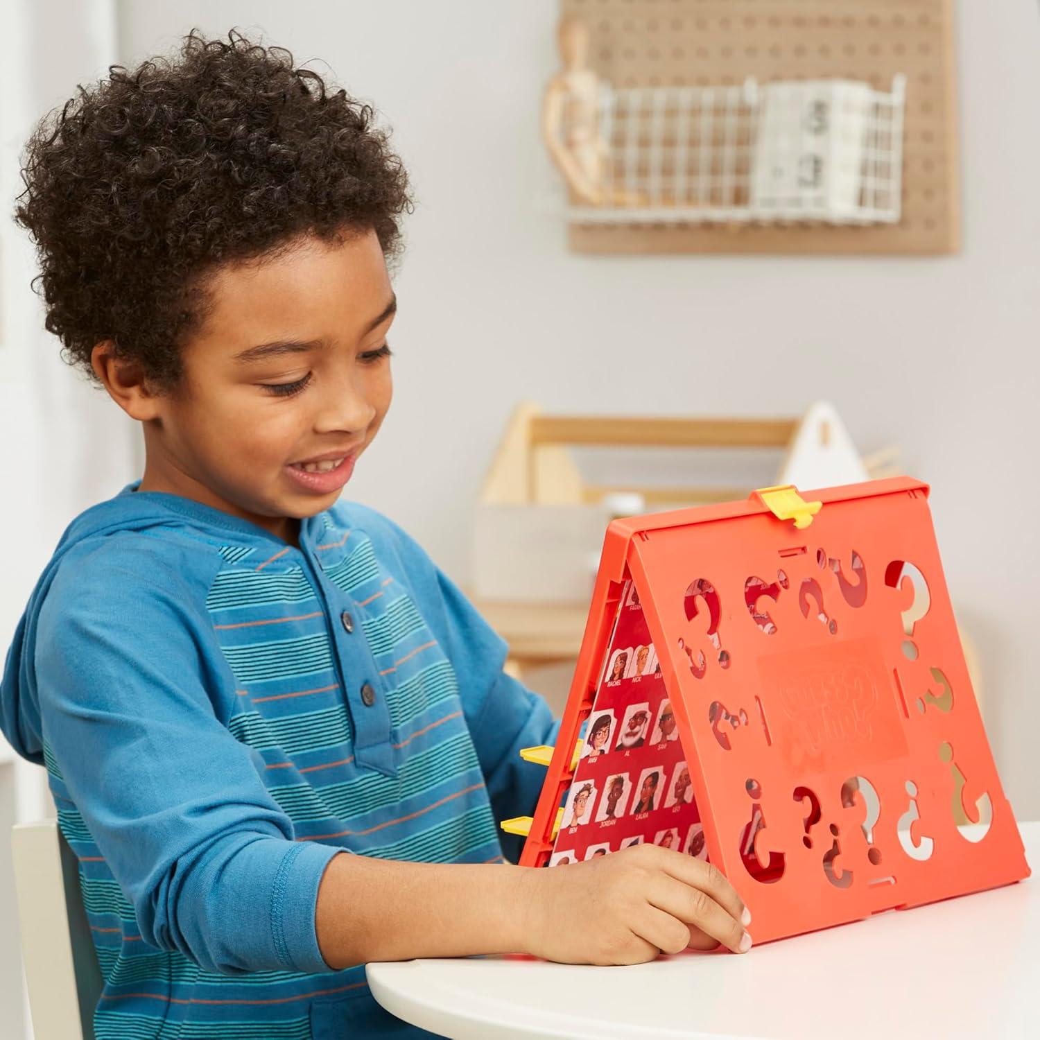 imageHasbro Gaming Guess Who OriginalEasy to Load FrameDoubleSided Character Sheet2 Player Board Games for KidsGuessing Games for FamiliesAges 6 and Up115 x 16 x 975