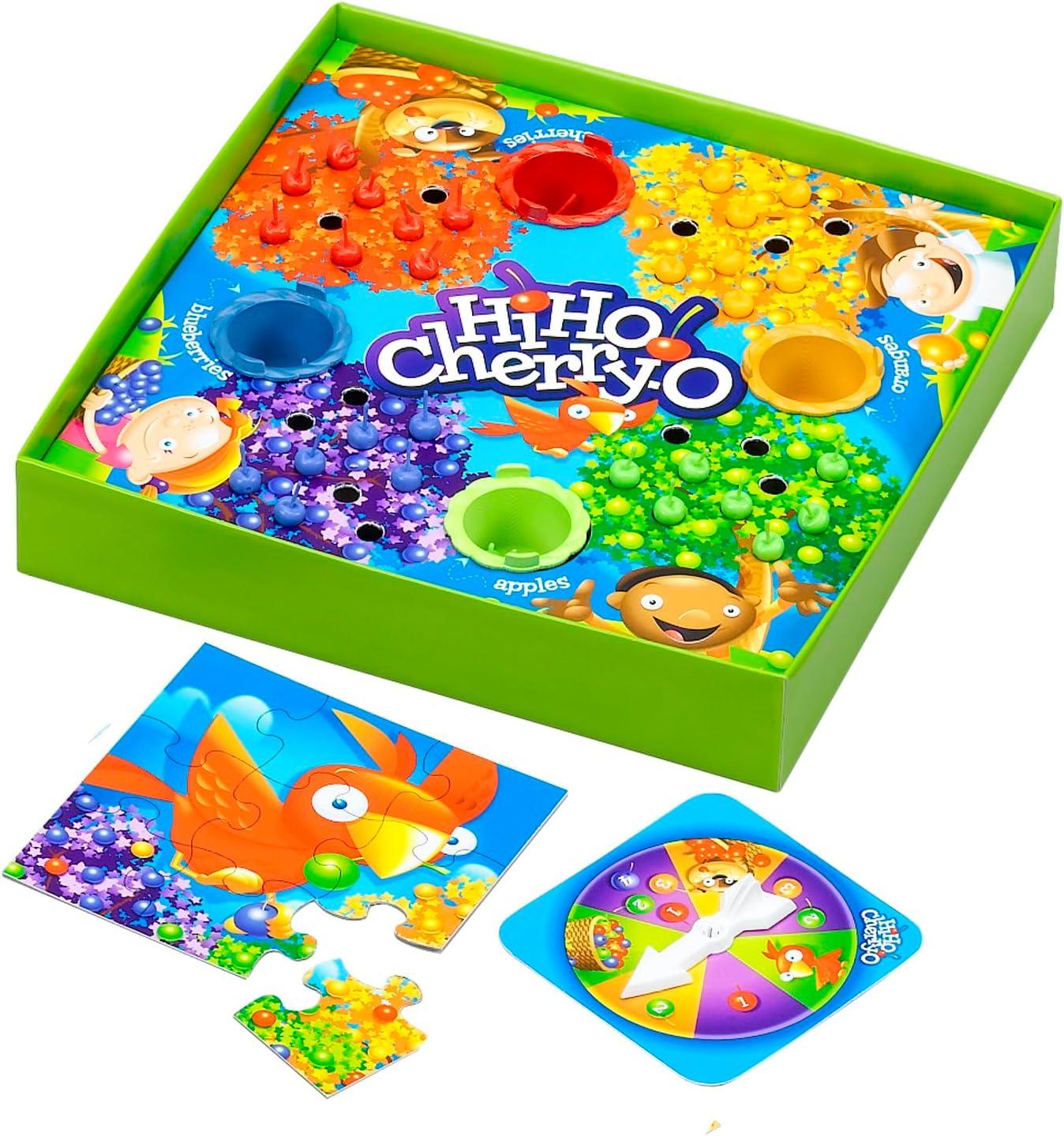 imageHasbro Gaming Hi Ho CherryO Board Game for 2 to 4 Players Kids Ages 3 and Up Amazon Exclusive