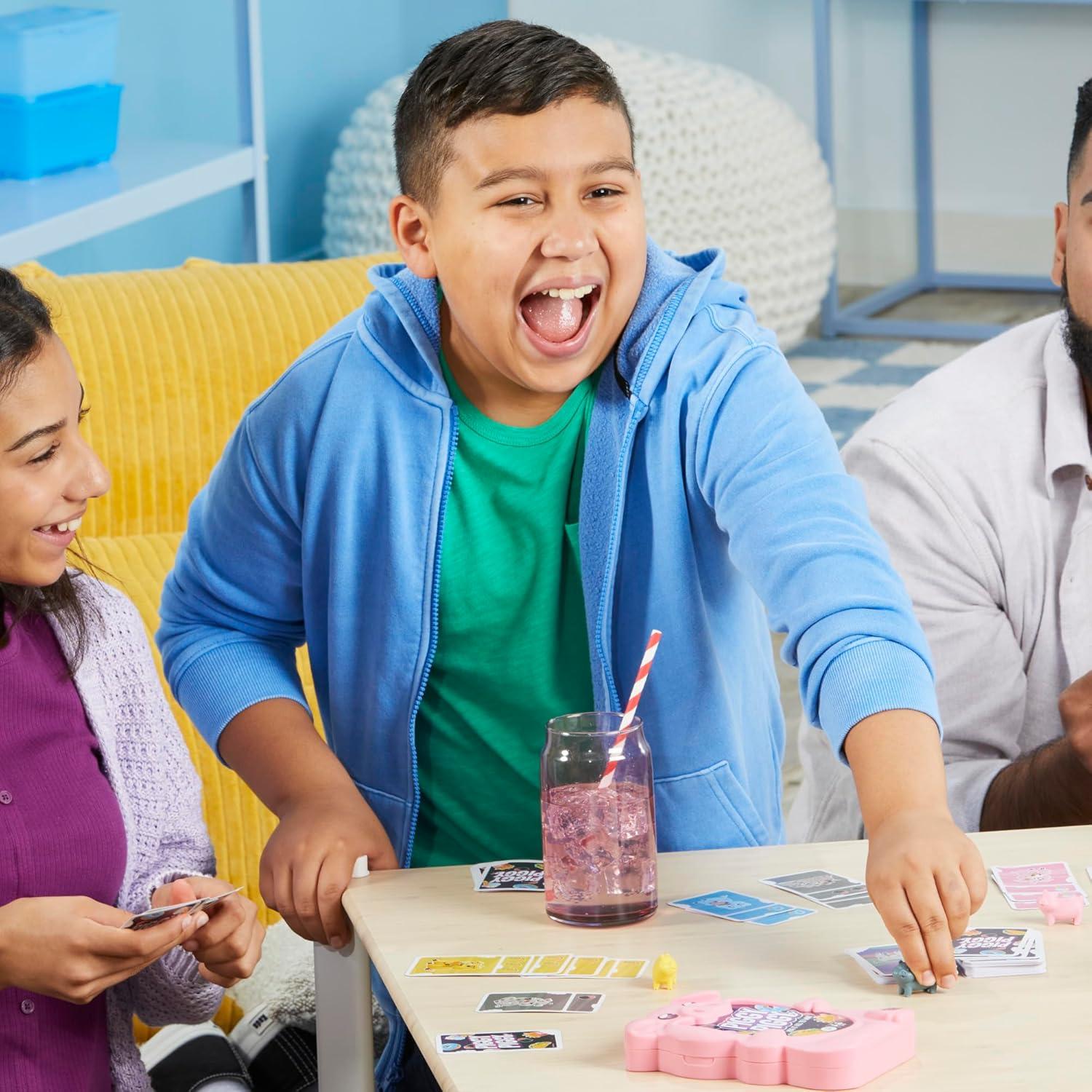 imageHasbro Gaming Piggy Piggy Card Game Family Games for Kids Teens and Adults 2 to 6 Players I 20 Mins Average QuickPlaying Travel Games Fun Summer Activities Vacation Essentials Ages 7