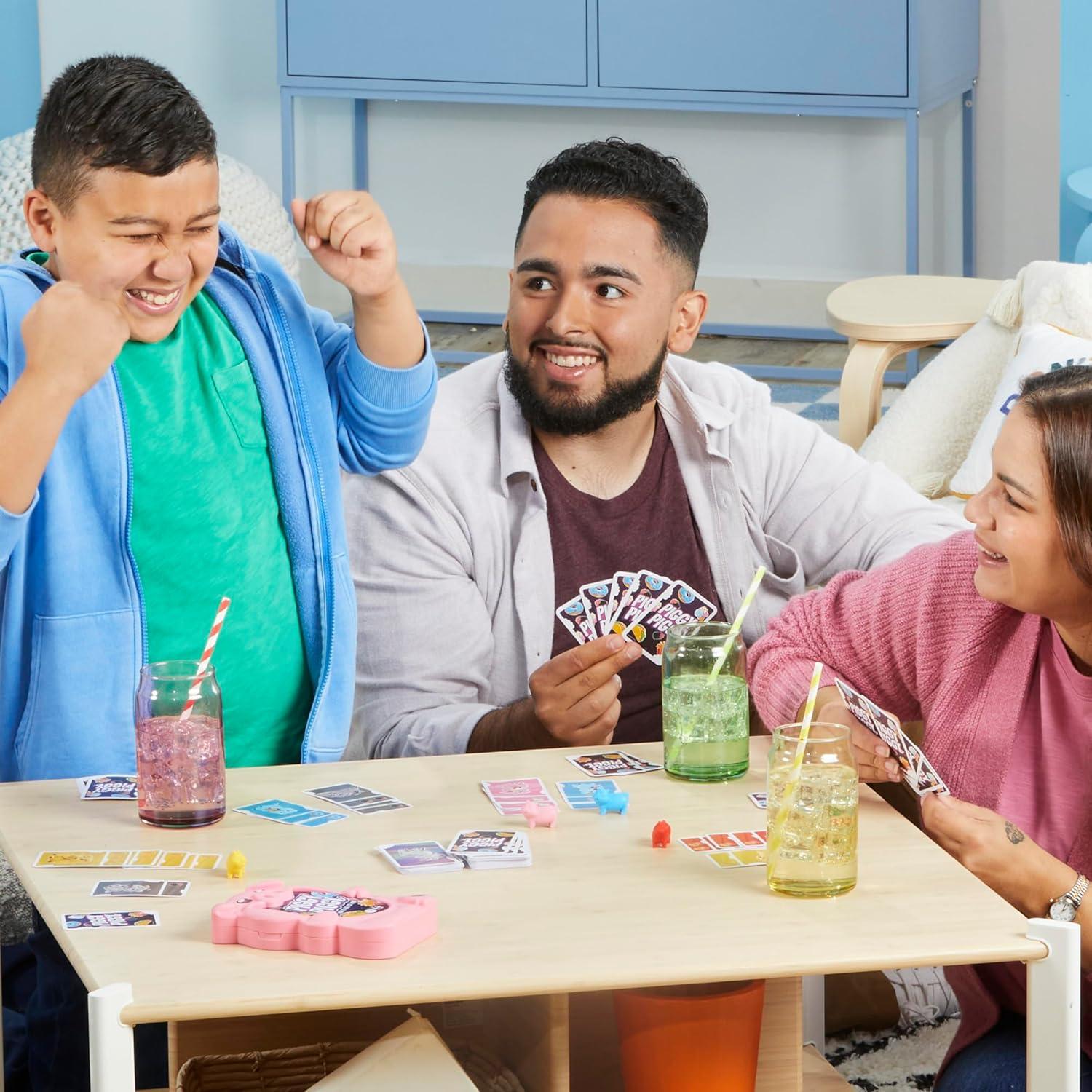 imageHasbro Gaming Piggy Piggy Card Game Family Games for Kids Teens and Adults 2 to 6 Players I 20 Mins Average QuickPlaying Travel Games Fun Summer Activities Vacation Essentials Ages 7