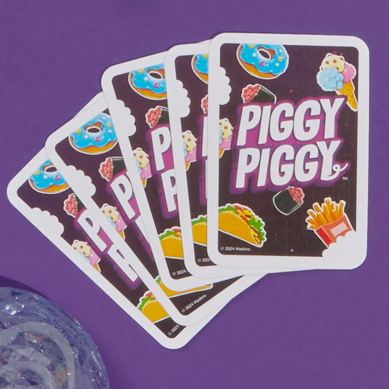imageHasbro Gaming Piggy Piggy Card Game Family Games for Kids Teens and Adults 2 to 6 Players I 20 Mins Average QuickPlaying Travel Games Fun Summer Activities Vacation Essentials Ages 7