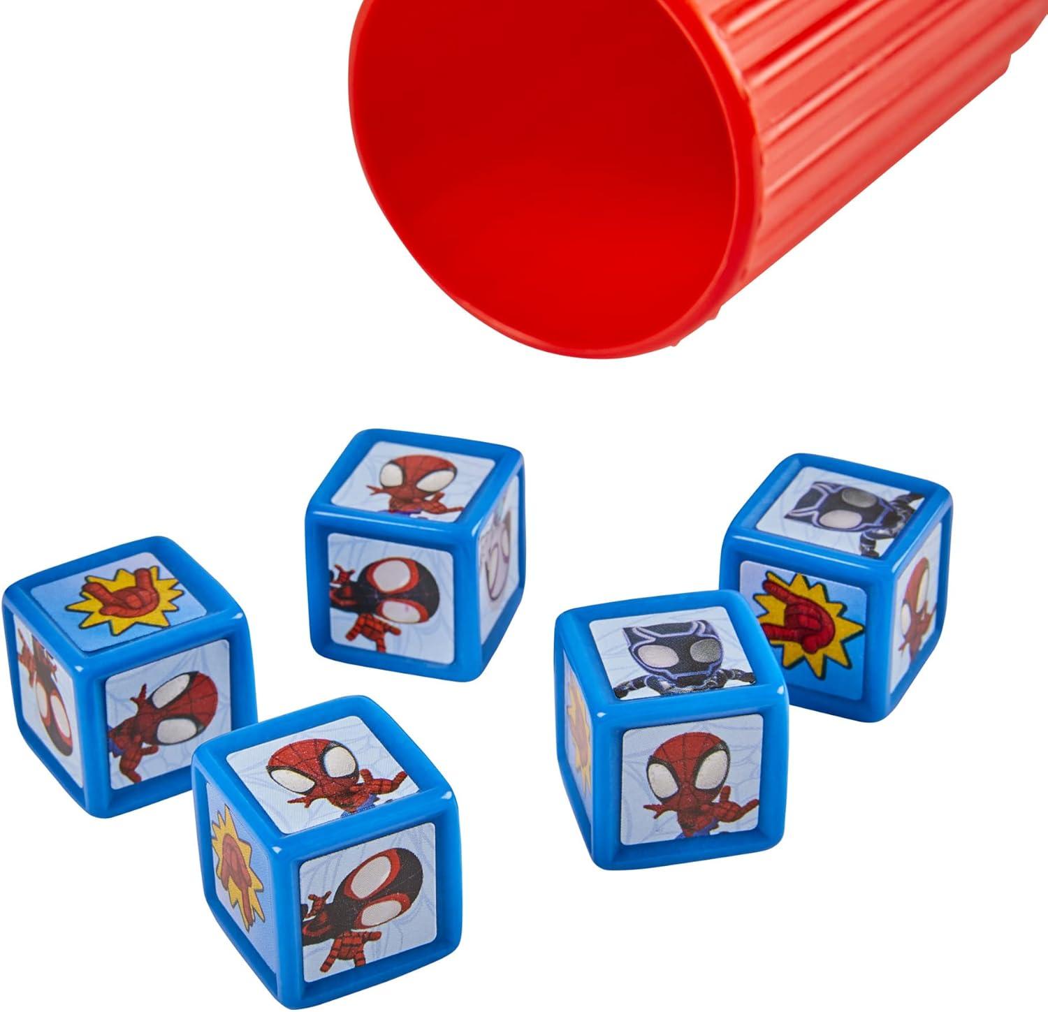imageHasbro Gaming Spidey and His Amazing Friends Yahtzee JrMarvel Edition Board Game for Kids Ages 4 and Up Amazon Exclusive