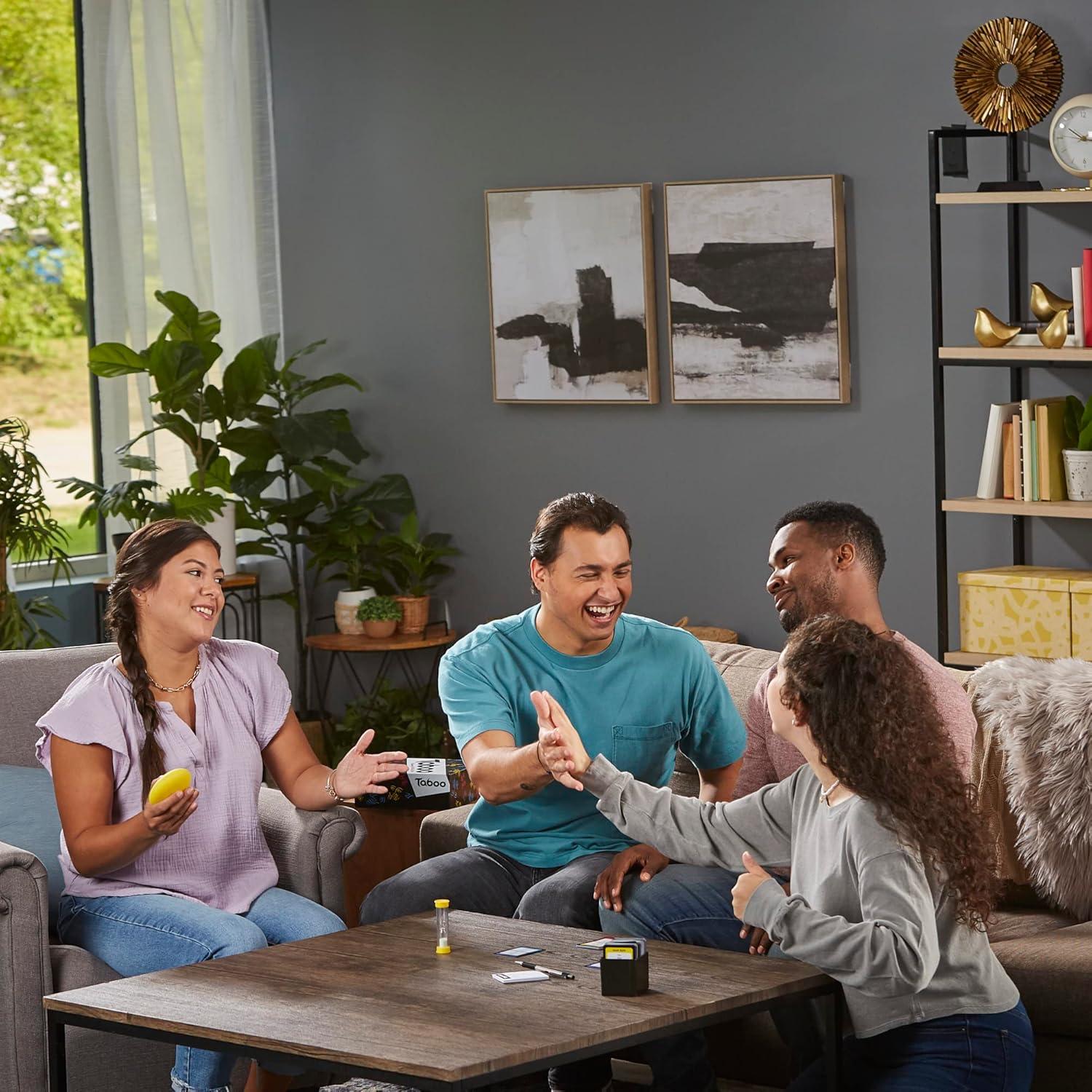 imageHasbro Gaming Taboo Classic Game Party Word Guessing Game for Adults and Teens Board Game for 4 Players Ages 13 and Up