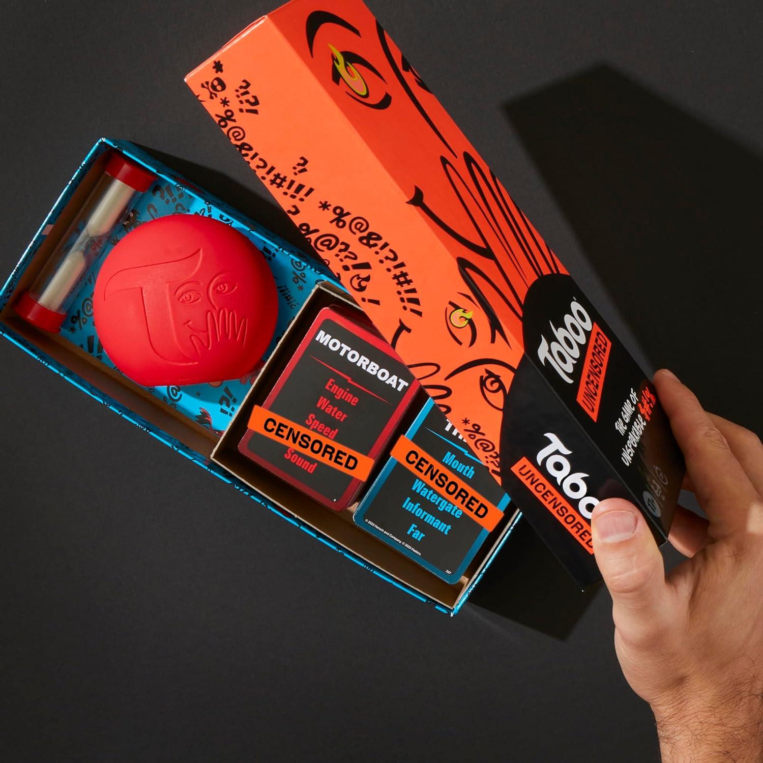 imageHasbro Gaming Taboo Uncensored Board Game for Adults Only Ages 17 4 Players 20 Mins Avg Hilarious NSFW Party Games for Adults