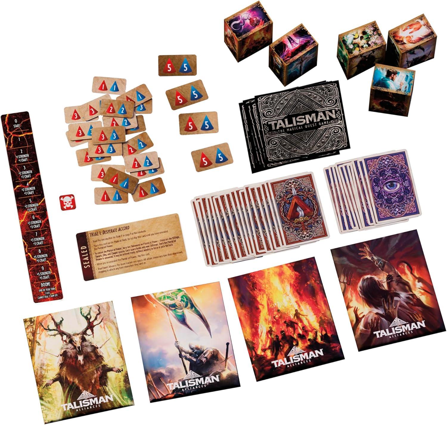 imageHasbro Gaming Talisman Alliances Fate Beckons Board Game Talisman Expansion Cooperative Fantasy Adventure Games Ages 12 2 to 6 PlayersTalisman Alliances Expansion