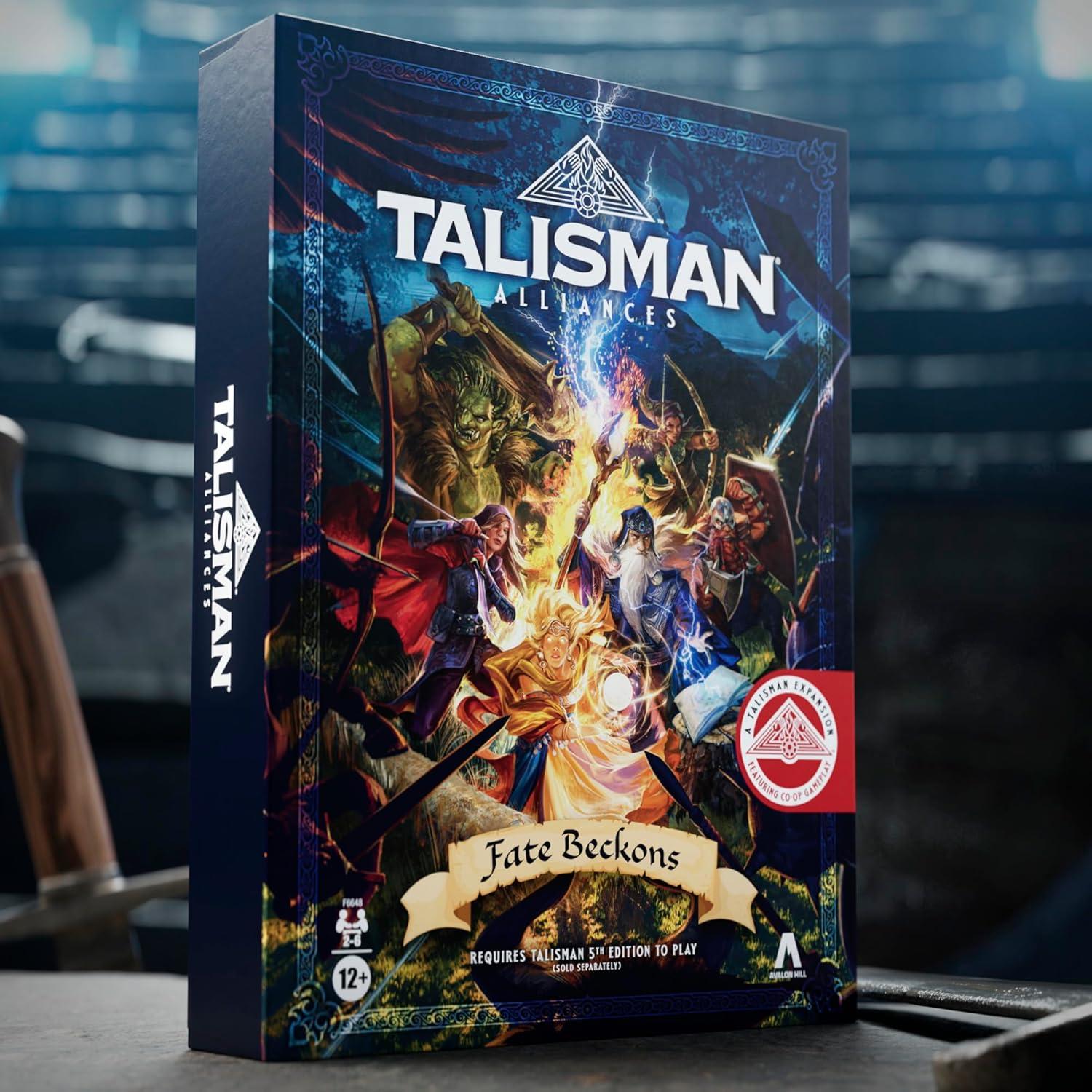 imageHasbro Gaming Talisman Alliances Fate Beckons Board Game Talisman Expansion Cooperative Fantasy Adventure Games Ages 12 2 to 6 PlayersTalisman Alliances Expansion