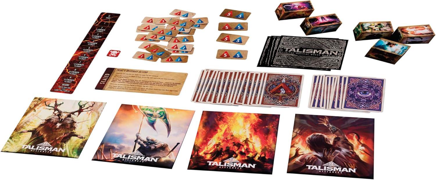 imageHasbro Gaming Talisman Alliances Fate Beckons Board Game Talisman Expansion Cooperative Fantasy Adventure Games Ages 12 2 to 6 PlayersTalisman Alliances Expansion