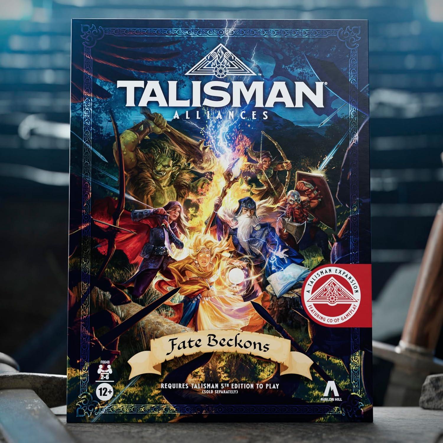 imageHasbro Gaming Talisman Alliances Fate Beckons Board Game Talisman Expansion Cooperative Fantasy Adventure Games Ages 12 2 to 6 PlayersTalisman Alliances Expansion