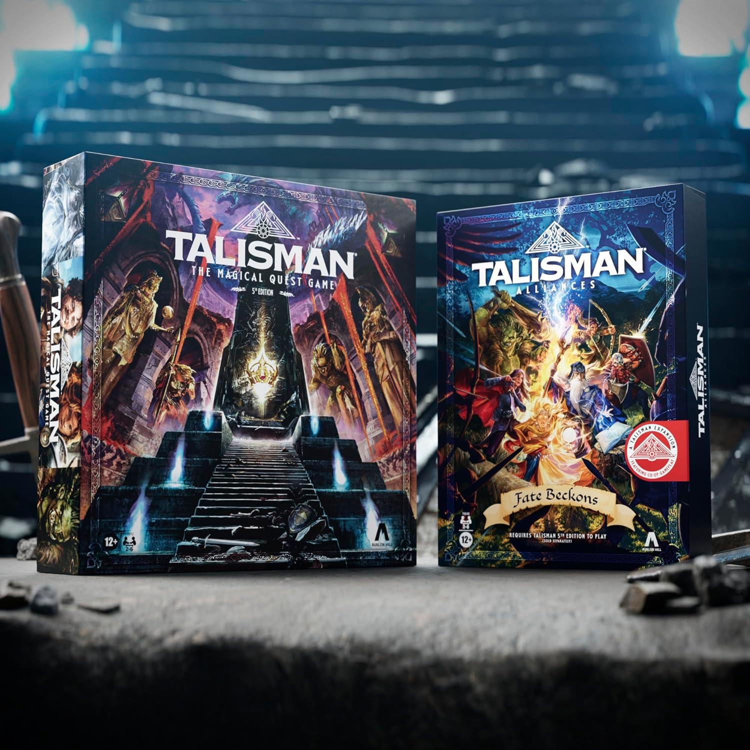 imageHasbro Gaming Talisman Alliances Fate Beckons Board Game Talisman Expansion Cooperative Fantasy Adventure Games Ages 12 2 to 6 PlayersTalisman Alliances Expansion
