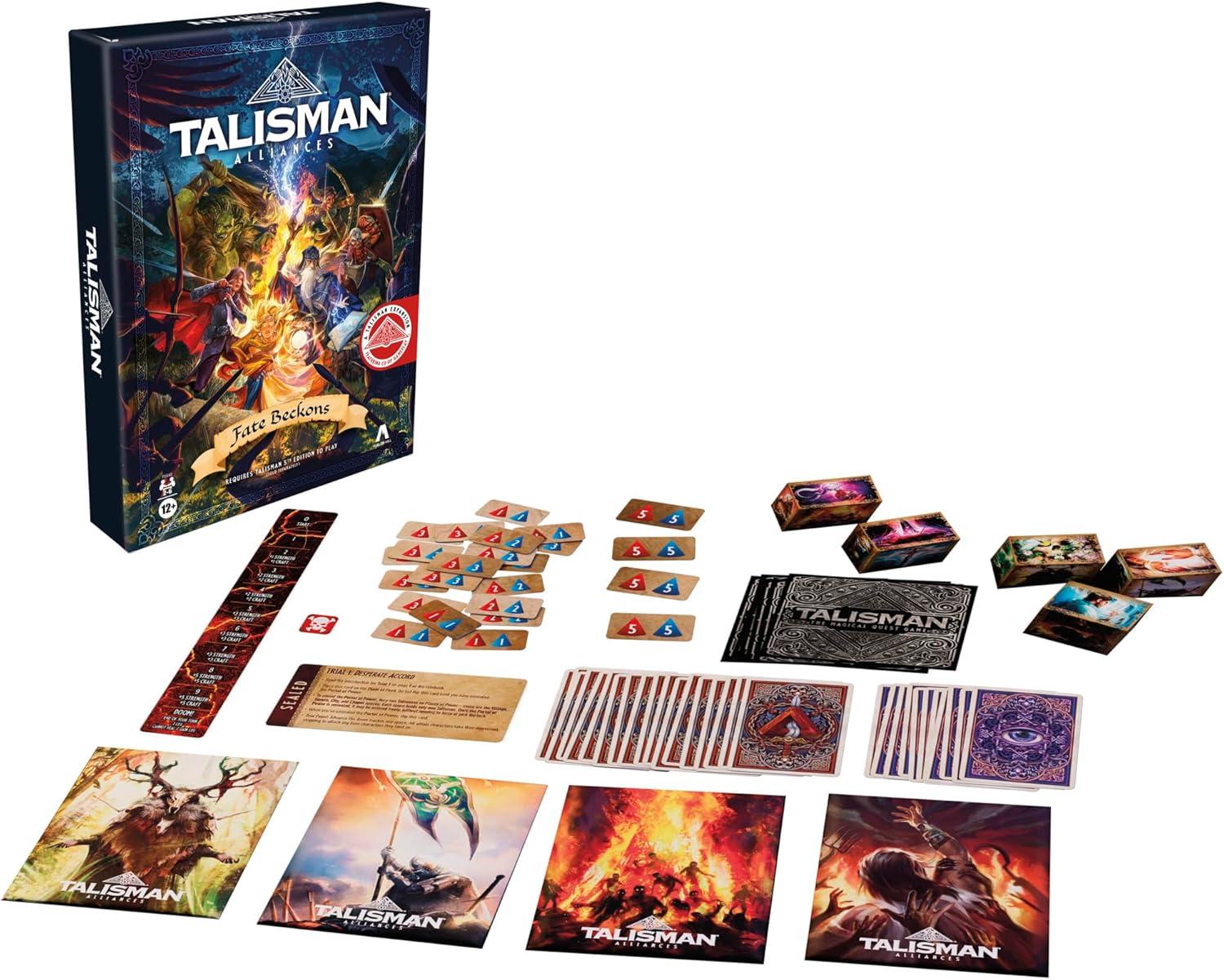 imageHasbro Gaming Talisman Alliances Fate Beckons Board Game Talisman Expansion Cooperative Fantasy Adventure Games Ages 12 2 to 6 PlayersTalisman Alliances Expansion