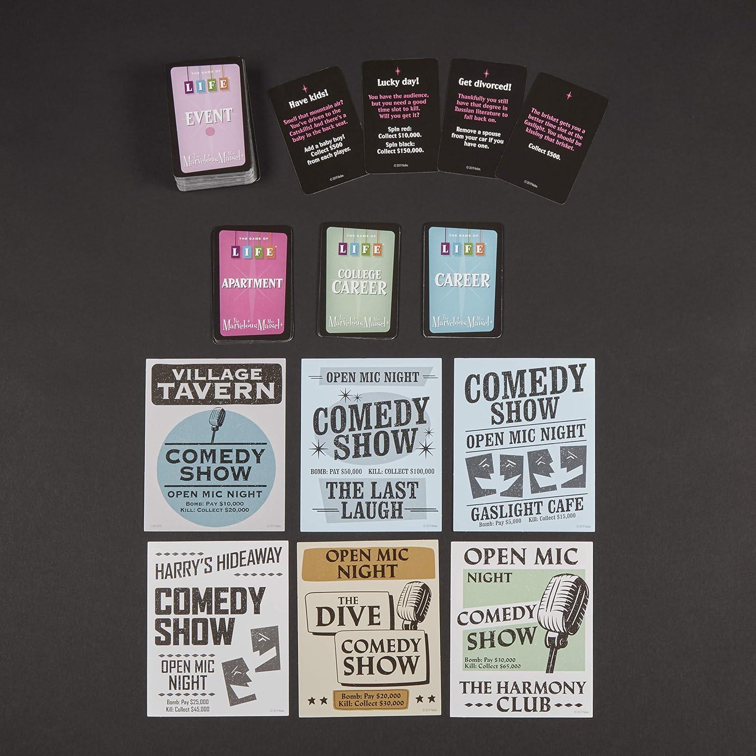 imageHasbro Gaming The Game of Life The Marvelous Mrs Maisel Edition Board Game Inspired by The Amazon Original Prime Video Series