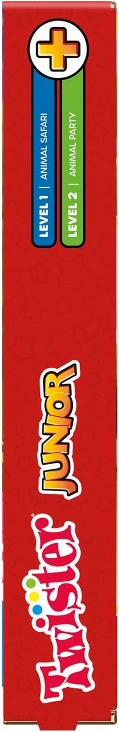 imageHasbro Gaming Twister Junior Game Animal Adventure 2Sided Mat 2 Games in 1 Party Game for Kids Ages 3 and Up and 24 Players Amazon Exclusive