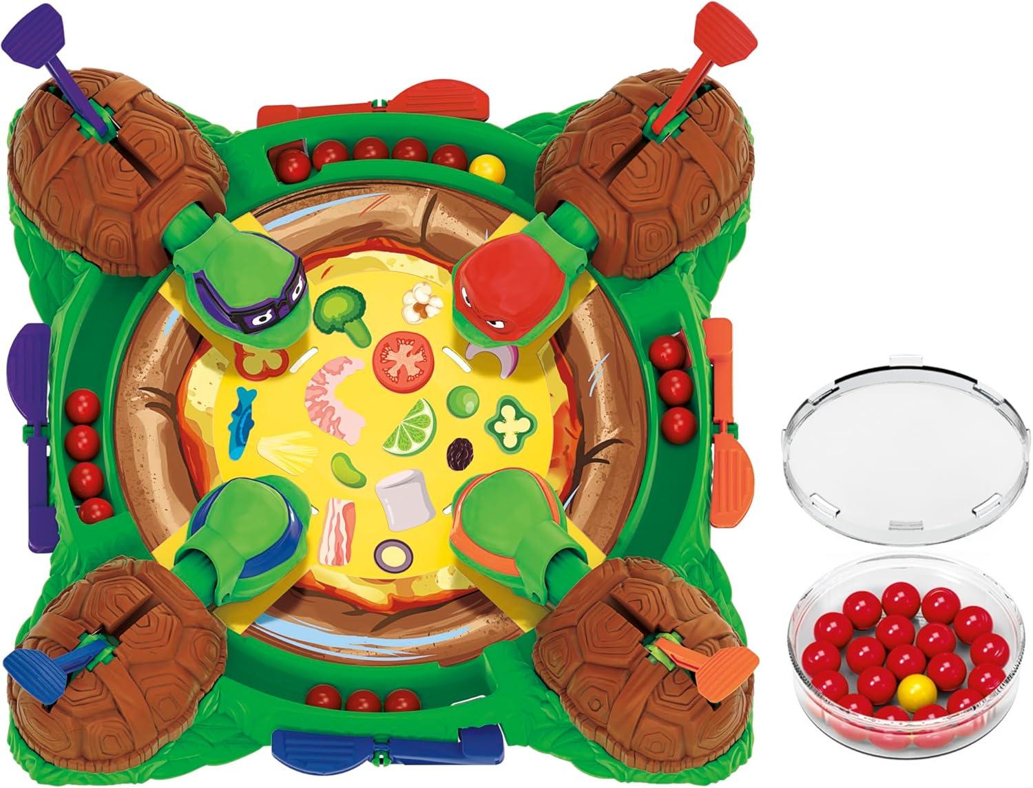 imageHungry Hungry Hippos Teenage Mutant Ninja Turtles Edition Game Ages 4 and Up 2 to 4 Players Kids Board Games Gifts for Preschoolers Amazon Exclusive