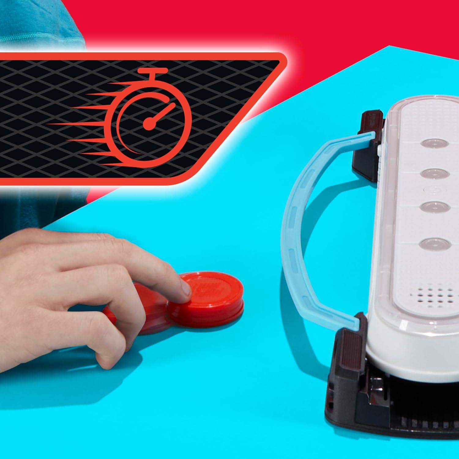 imageHypershot Electronic Tabletop Hockey Game 5 Games in 1 Music Lights and Sounds Ages 8 and Up for 1 to 2 Players Kids Board Games