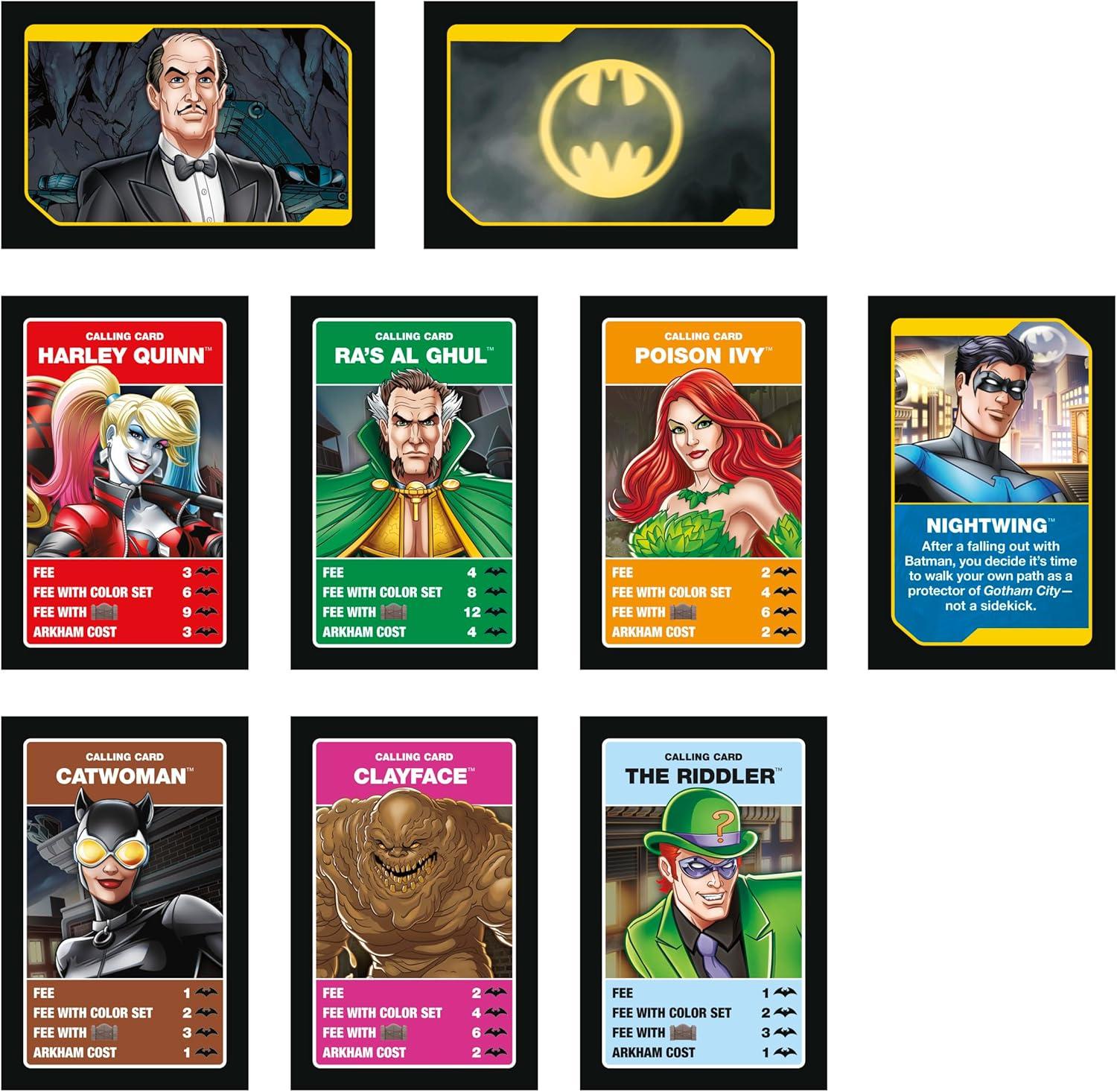 imageMonopoly Batman Edition Board Game Monopoly Game for Batman Fans Ages 8 and Up 2 to 4 Players Family Games Strategy Games for Kids and Adults Amazon Exclusive