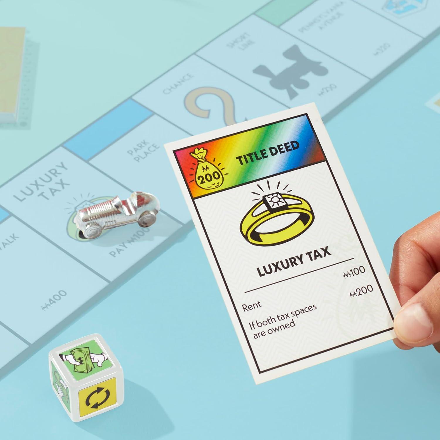 imageMonopoly Buy Everything Expansion Add More Fun to Classic Monopoly Game and Play Faster Ages 8 26 Players 40 Mins Family Board GamesBuy Everything Expansion