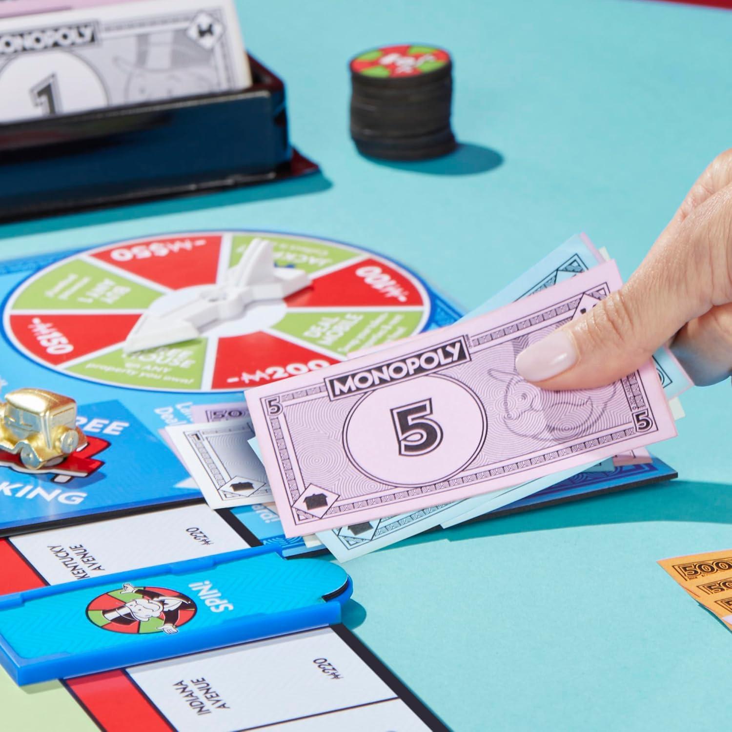 imageMonopoly Buy Everything Expansion Add More Fun to Classic Monopoly Game and Play Faster Ages 8 26 Players 40 Mins Family Board GamesFree Parking Expansion