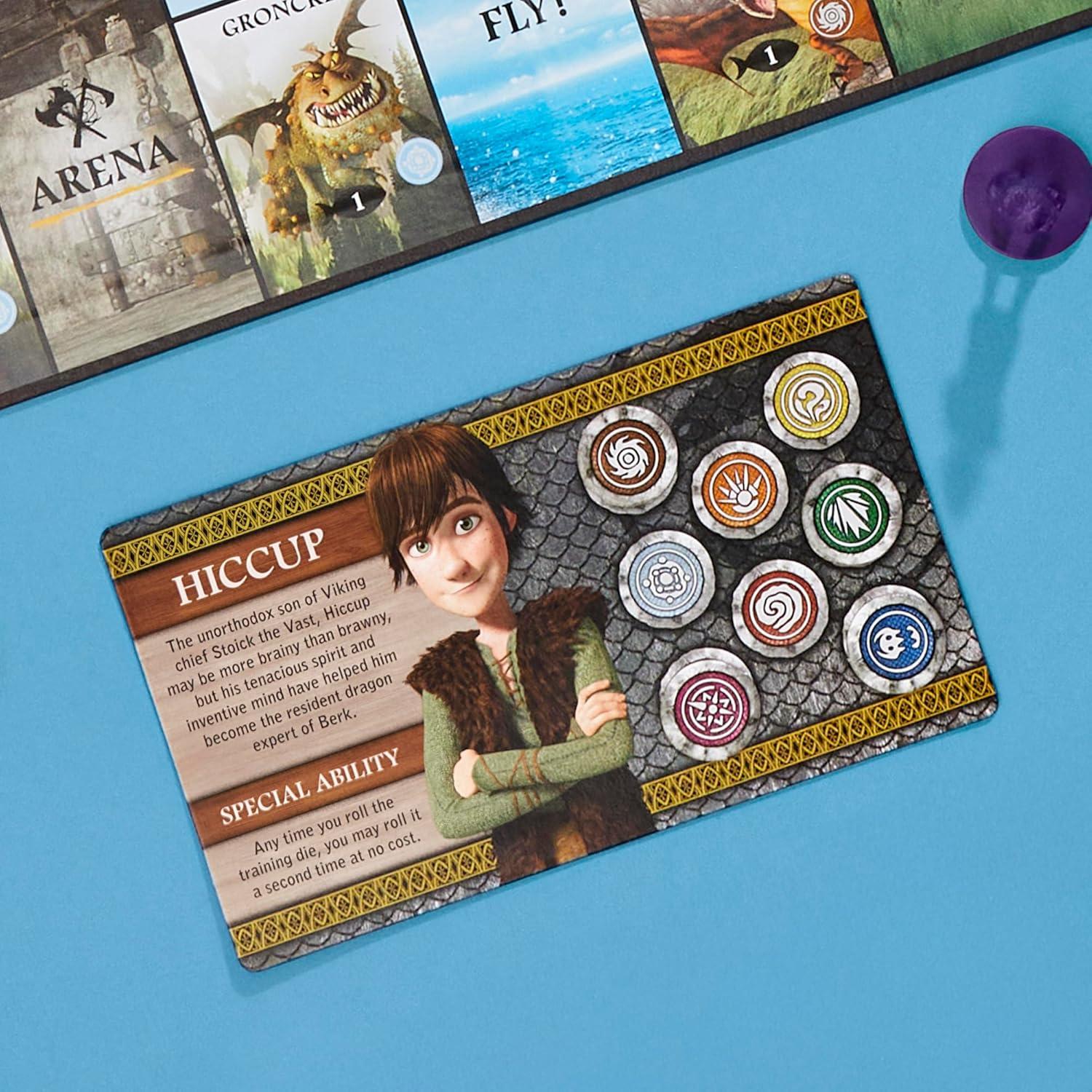 imageMonopoly DreamWorks How to Train Your Dragon Edition Board Game Ages 8 2 to 4 Players 45 Mins Fun Family Games for Kids Teens ampamp Adults Amazon Exclusive