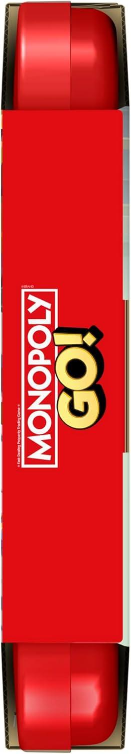 imageMonopoly GO Board Game Inspired by The Popular Mobile Board Game Ages 8 24 Players 15 Mins Family Games Travel Games for Kids and Adults