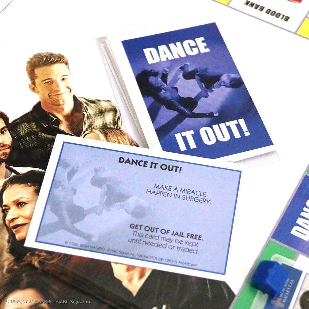 imageMonopoly Greys Anatomy Board Game Featuring Ferry Boat Clipboard Scrub Top and More Buy Sell Trade Iconic Doctors from Miranda Bailey to Meredith Grey Officially Licensed Collectible