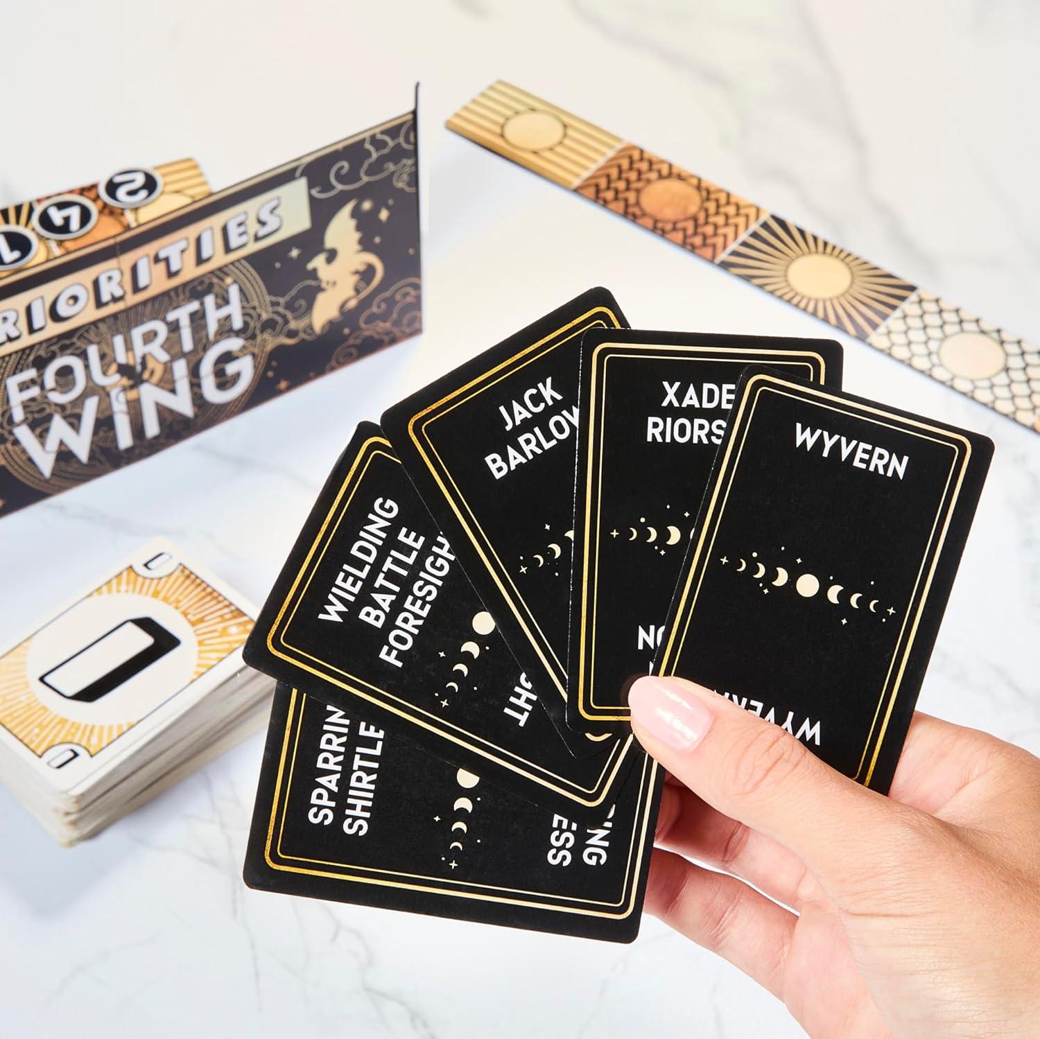 imagePriorities Fourth Wing Edition Game Officially Licensed Party Game Inspired by Empyrean Series Ages 17 3 Players 20 Mins