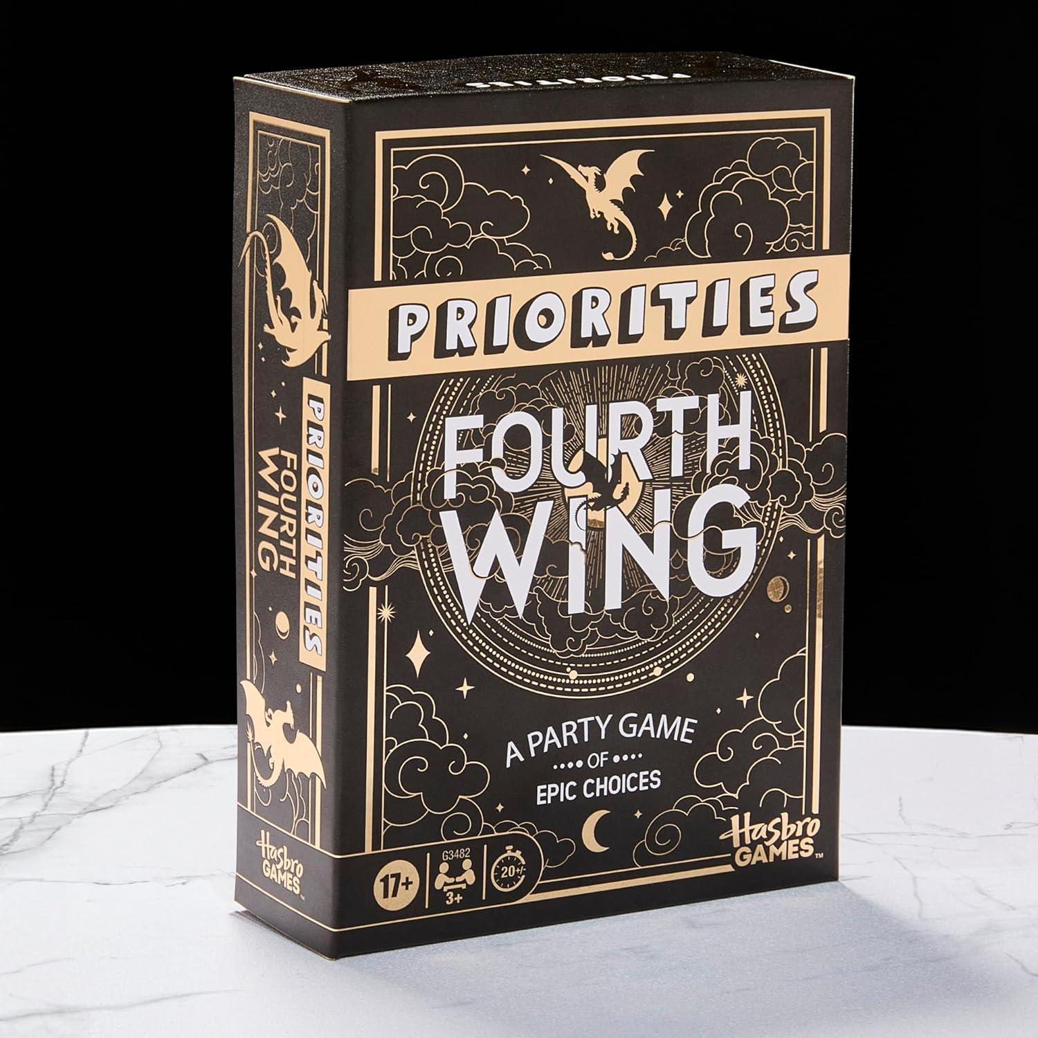 imagePriorities Fourth Wing Edition Game Officially Licensed Party Game Inspired by Empyrean Series Ages 17 3 Players 20 Mins