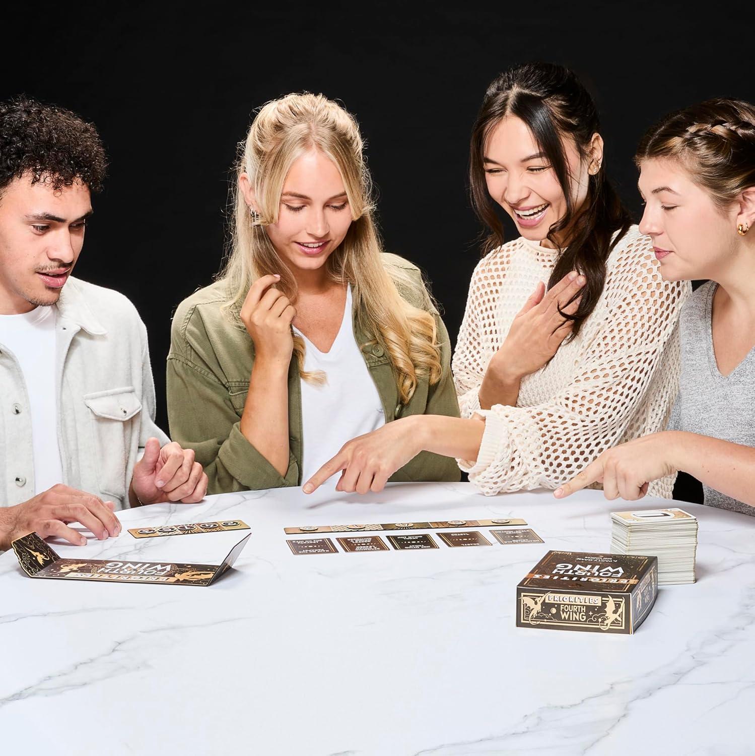 imagePriorities Fourth Wing Edition Game Officially Licensed Party Game Inspired by Empyrean Series Ages 17 3 Players 20 Mins