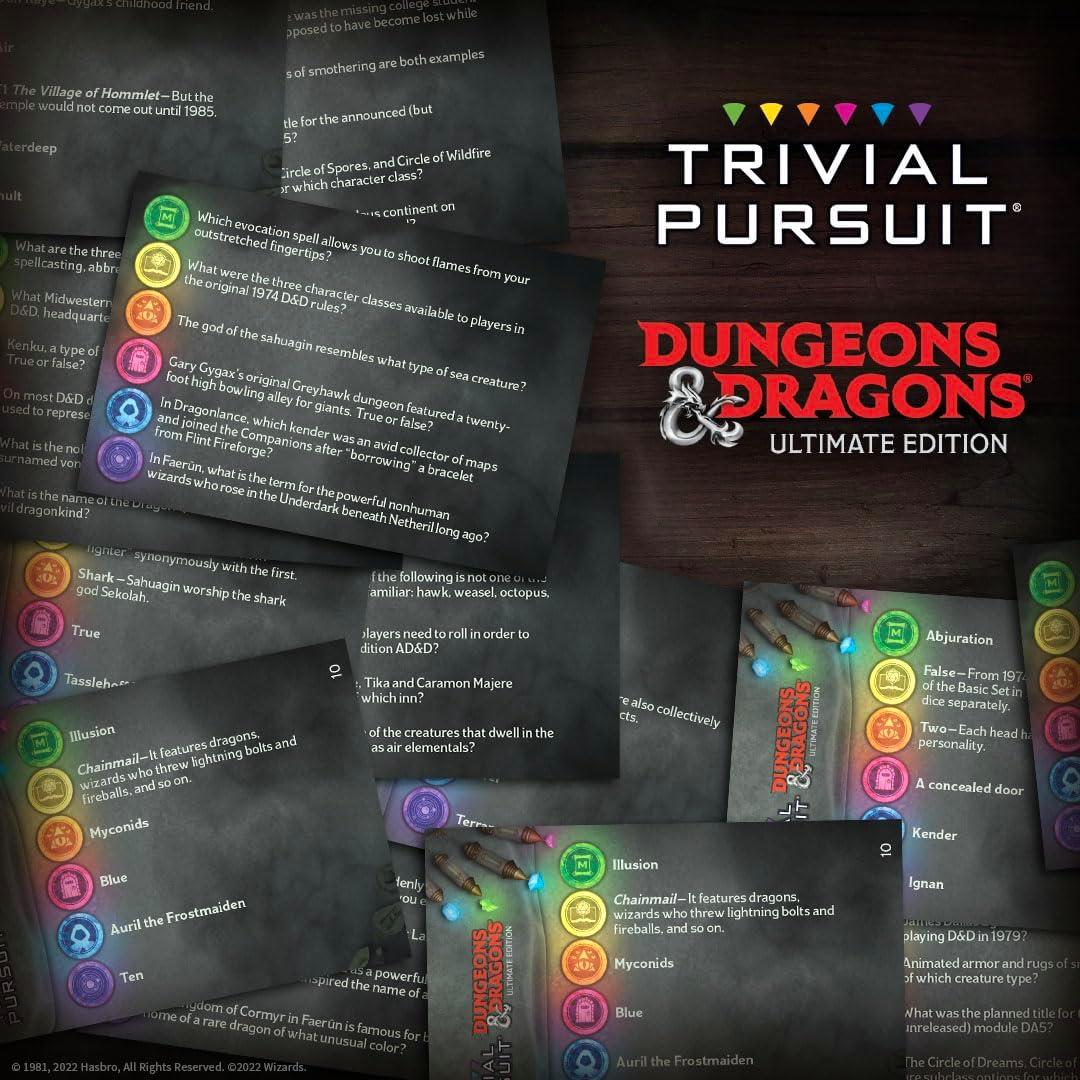 imageTrivial Pursuit Dungeons ampamp Dragons Ultimate Edition Collectible Trivia Board Game Featuring 6 Monster Movers and 1800 Questions Across 6 Categories OfficiallyLicensed DampampD Game ampamp Merchandise