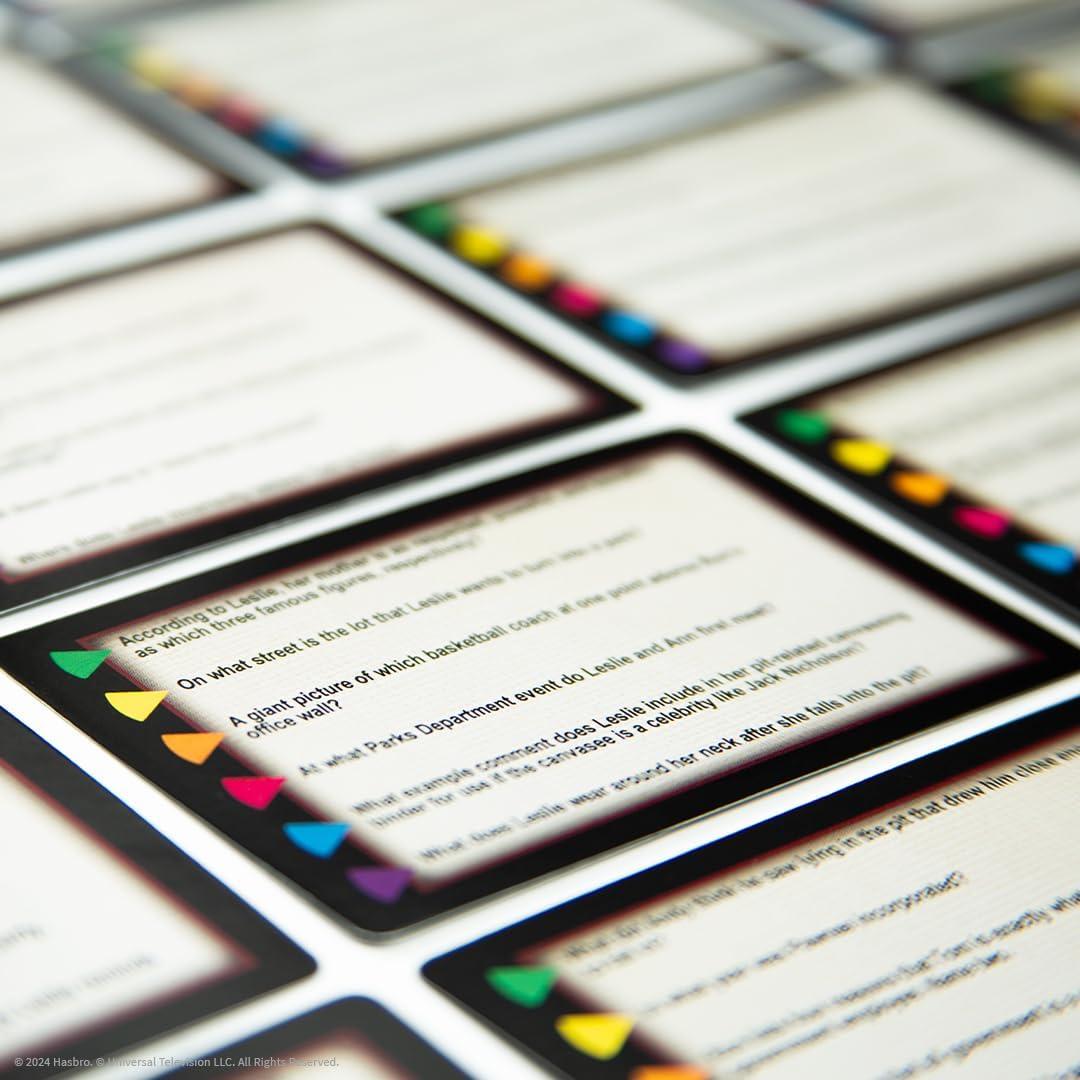 imageTrivial Pursuit Parks and Recreation Trivia Game from Parks and Recreation TV Series 600 Questions ampamp Die in Travel Container Officially Licensed Parks and Recreation Merchandise ampamp Collectible