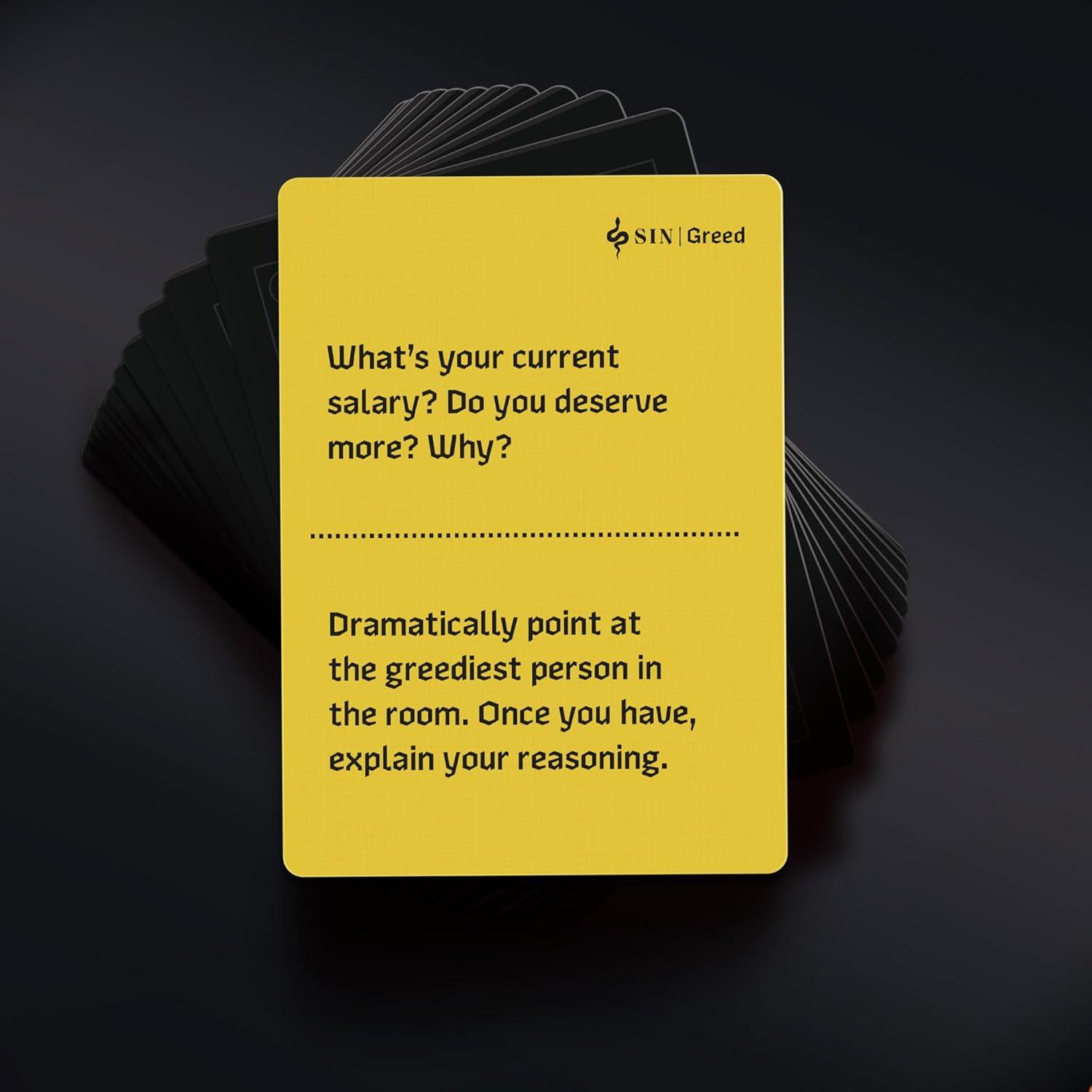 imageTruth or Drink Sin Edition Adult Party Game by Cut 250 Questions Inspired by 7 Deadly Sins Ages 21 2 Players 30 Mins StandAlone or Expansion