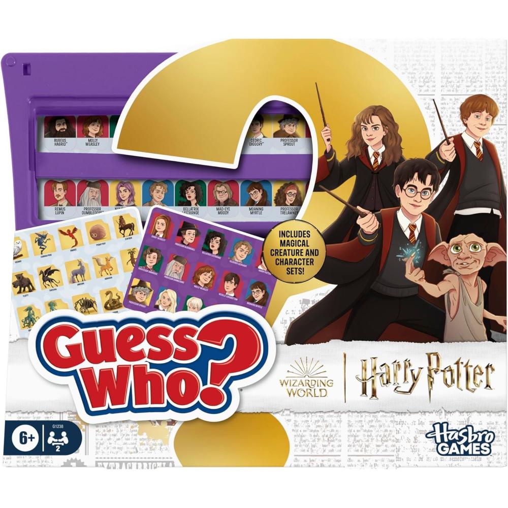 imageGuess Who HARRY POTTER Edition Board Game Ages 6 and Up 2 Players Fun Games for Kids and Preschoolers Family Gifts Amazon Exclusive