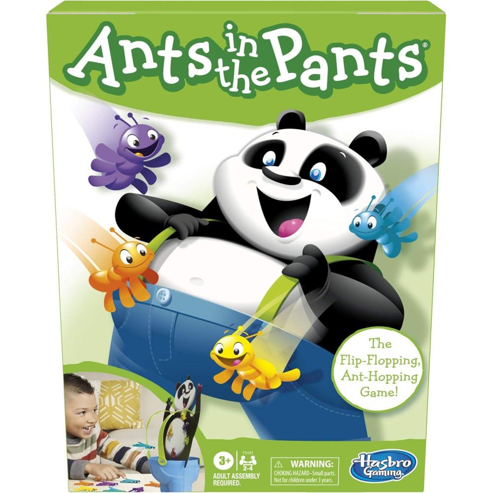 imageHasbro Gaming Ants in The Pants Preschool Game for Kids Ages 3 Fun Board Game for 24 Players Amazon ExclusiveAnts in The Pants