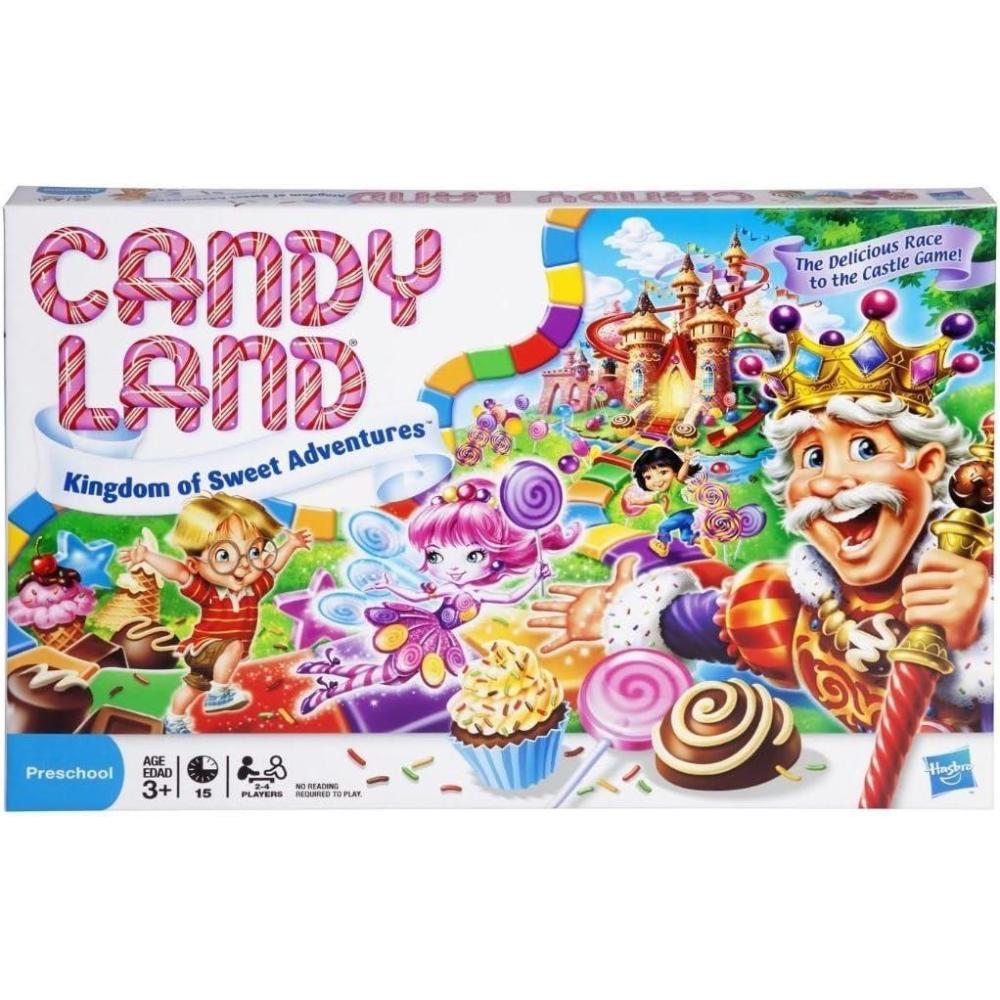 imageHasbro Gaming Candy Land Kingdom of Sweet Adventures Board Game for Kids Ages 3 ampamp Up Amazon Exclusive