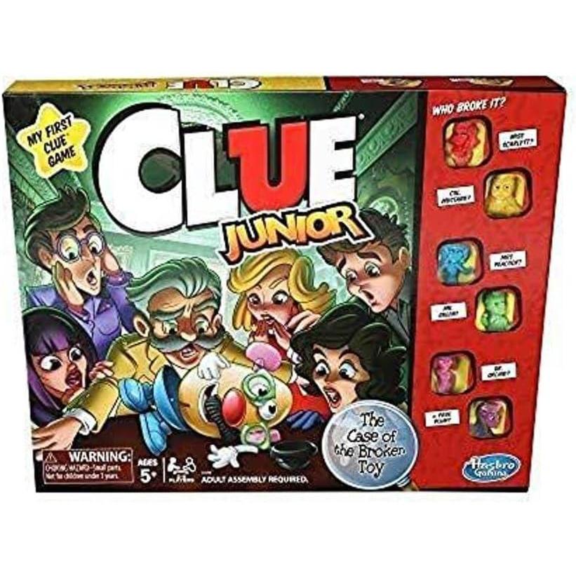 imageHasbro Gaming Clue Junior Board Game for Kids Ages 5 and Up Case of The Broken Toy Classic Mystery Game for 26 Players