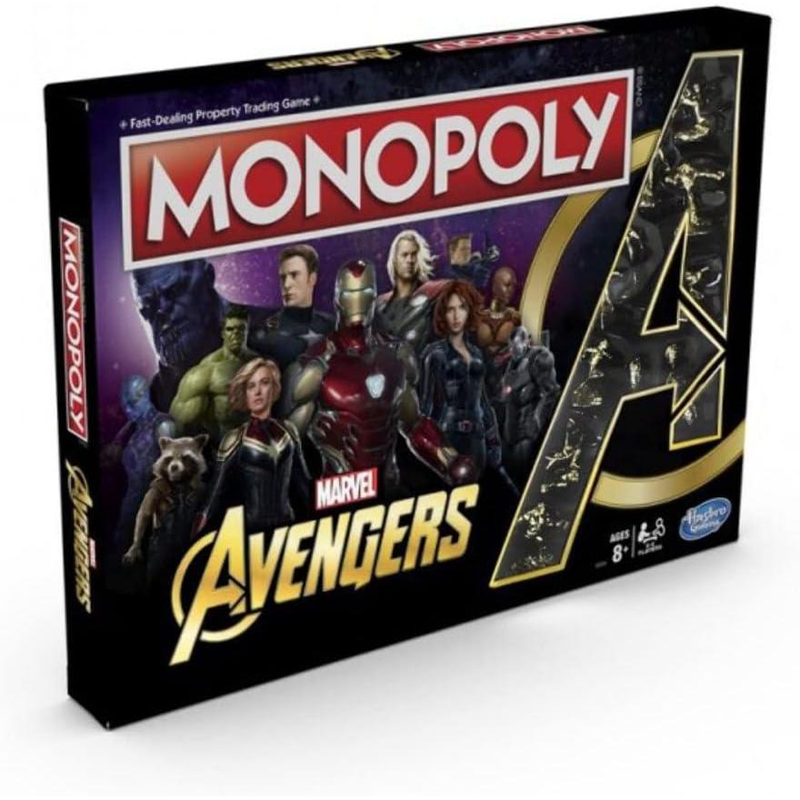 imageHasbro Gaming Monopoly Marvel Avengers Edition Board Game Ages 8 and UpMonopoly Avengers