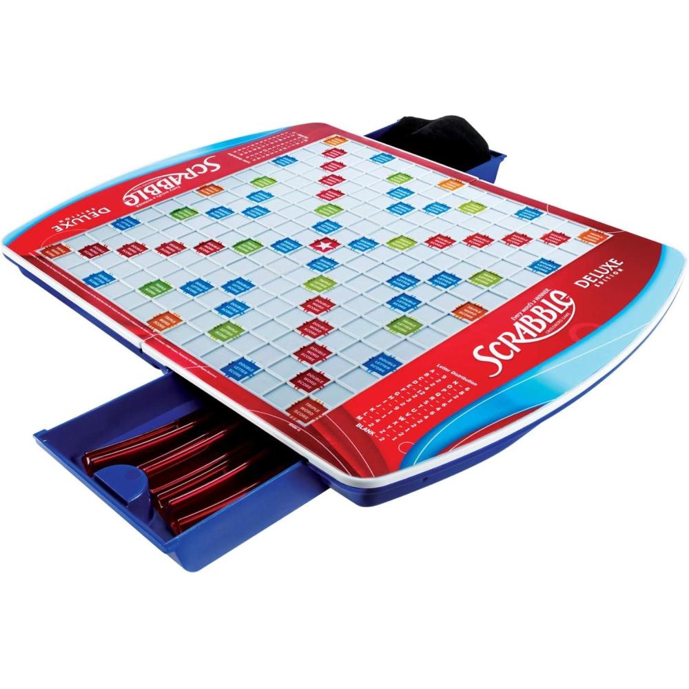 imageHasbro Gaming Scrabble Deluxe Edition Board Game Amazon Exclusive