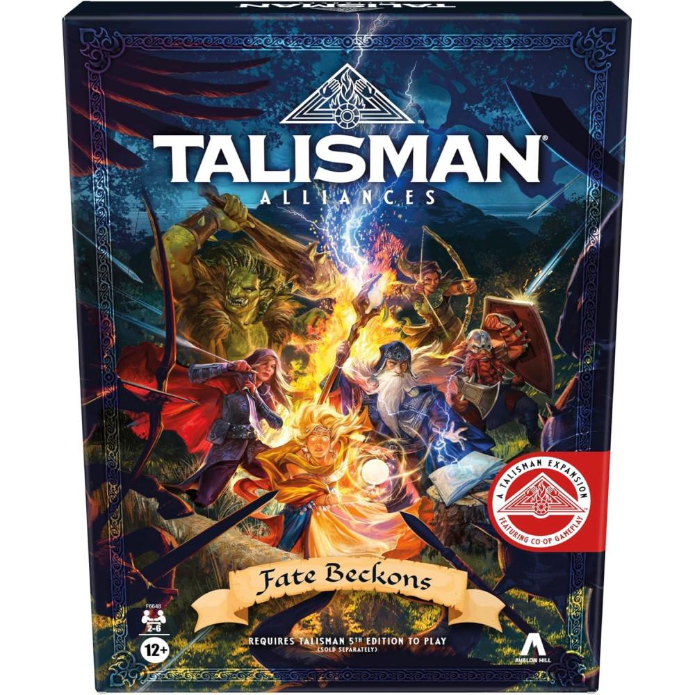 imageHasbro Gaming Talisman Alliances Fate Beckons Board Game Talisman Expansion Cooperative Fantasy Adventure Games Ages 12 2 to 6 PlayersTalisman Alliances Expansion