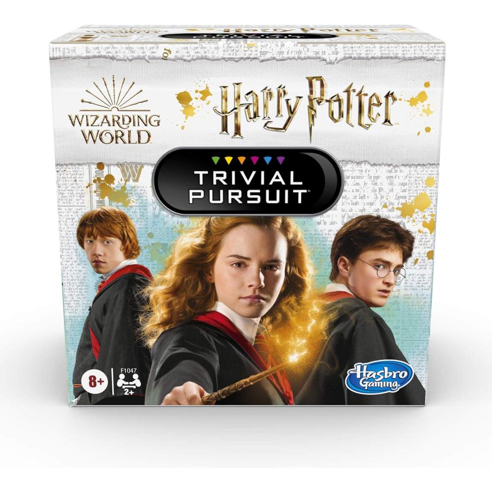 imageHasbro Gaming Trivial Pursuit Wizarding World Harry Potter Edition Compact Trivia Game 2 Players 600 Trivia Questions 8 Amazon Exclusive